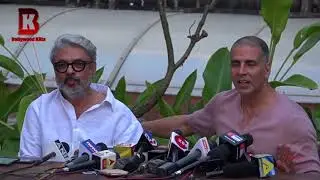 Akshay Kumar & Sanjay Leela Bhansali Press Confrence For Release PadMan Date