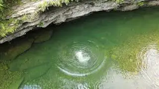 Bryan's jump at blue hole 1