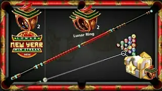8 Ball Pool - INSANE TRICKSHOT in LUNAR NEW YEAR WINSTREAK - Free Cue and RING - GamingWithK