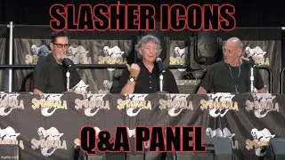 Slasher Icons Allen Robinson, Peter Cowper, & A. Michael Lerner Q&A Panel at Spookala 4-4-2025