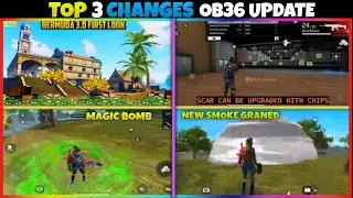 Top 3 Biggest Changes In Free Fire | Ob36 Update Free Fire | Advance Server New Update | Ob36 Update