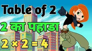 Table of 2, 2 का पहाडा Learn Multiplication Table of 2 x 1 = 2,Times Tables Practice