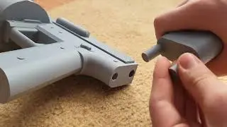 Halo Bulldog Shotgun 3d print assembly