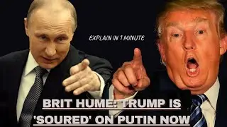 Brit Hume: Trump is 'soured' on Putin now