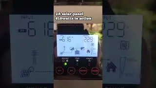 JA solar panel 610 watts in action