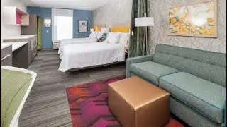 2 Queens Studio | Suite Tour | Hilton Home 2Suites | Newark Airport