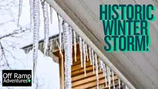 Riding Out The Major Historic SNOW STORM 2026