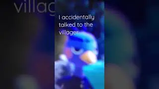 When you accidentally talk to a villager you didn't want too. #shorts