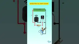 🔔 Simple Wire Cut Alarm Using BC547 Transistor #Shorts