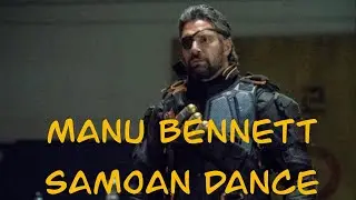Manu Bennett (Hobbit, Death Race, Arrow) on Comic Con M&uuml;nchen / Munich 2019 Samoan Dance pretty cool