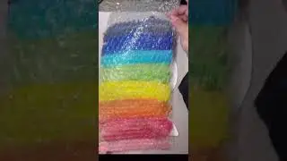 Bubble wrap printing is so fun!! Use a simple fish shape