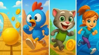 Going Balls Vs  Kooply Run Vs Runner Odyssey Vs Subway Surfer, New Update Washington DC, Subway Surf