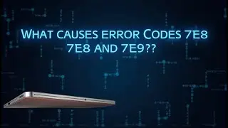 What causes error codes 7E8 and 7E9?
