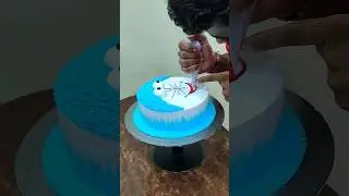 New Look Doremon Cake design #shorts #youtube