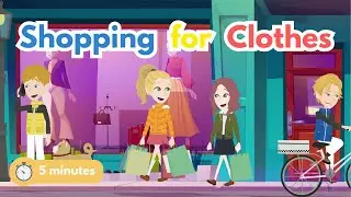 5-Minute English Conversation Practice: Shopping for clothes