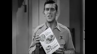 Post Cereal Oak Flakes with Andy Griffith 1960's TV Commercial HD