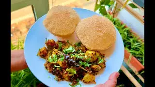 Amazing Aloo Puri Recipe | Unique Aloo Sabzi | #breakfastrecipe  #lunchboxrecipes #aloosabjirecipe