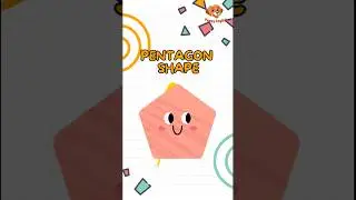 Pentagon Shape Song for Kids | Learn 5 Sides & 5 Corners | Slow Shape Learning.
