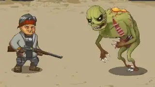 Люди против Зомби! Прохождение Human vs Zombies a zombie defense game #2