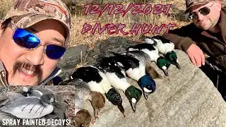 December 2021 Diver Duck Hunt on Lake Champlain | Barrows Down!