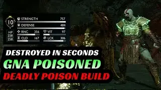 No Damage Deadly Poison BUILD VS GNA Boss Fight | God of War Ragnar&ouml;k Best Build