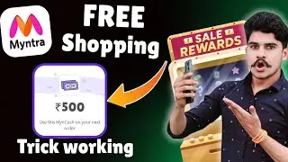 Myntra FREE 500 Shopping !! Push & Win Reward !! Big Fashion Festival Sale 2025 !! #myntra #sale 
