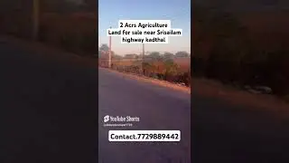 2Acrs Agriculture Land for sale near Srisailam highway kadthal future city mucherla ranga Reddy TG