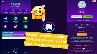 Metro Network Live payment received proof - Metro Network Real or Fake - Live withdraw on Metamask