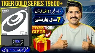 Tiger T-9500+ Gold Series 6.5kW Hybrid Solar Inverter With 9500W PV | Built-in WiFi | Three Outputs