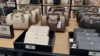 COACH OUTLET 🇨🇦~BAG~WALLET ~SHOES ~SALE UP TO 70% OFF~#shopping #shopwithme