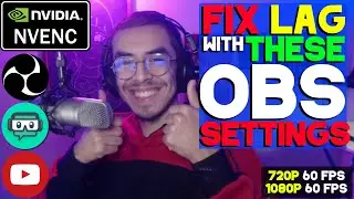 🛑 BEST OBS SETTINGS FOR NVIDIA GRAPHICS CARDS! 🛑 HOW TO STREAM WITHOUT LAGGING/DROPPING FRAMES!