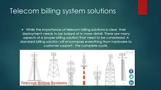 Basic Fundamentals of a Telecom Billing Solution