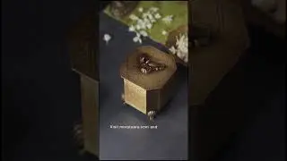 Snack in Style with the Brass Square Box #homedecor #holidecor #cookiejar