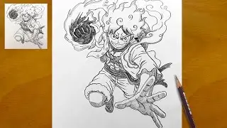Drawing Luffy Gear 5 Step by Step – Epic Anime Art