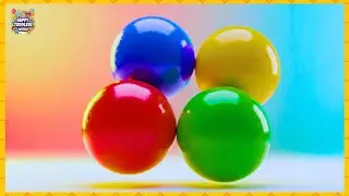 Mini Color Factory 🎨 | Cute Color Balls for Toddlers | 3D Animation