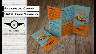 Restaurant  Menu Tri Fold Brochure PSD | Caf&eacute; Menu|  PSD free download | Template 3