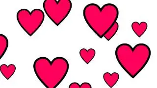 Background 02 Love Hearts free HD mp4 footage