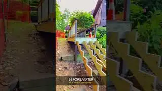 #niceworkconstruction Condominium set of stairs and bridge replacement.