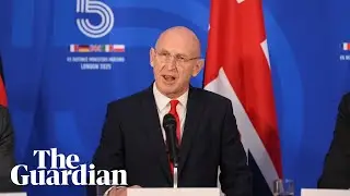 UK defence minister John Healey holds news conference &ndash; watch live