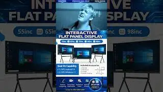 Videotron, Digital Signage, Interactive Smartboard (Interactive Flat Panel Display), Wallmount