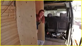 KARAVAN YAPIMI 9 / YATAK VE BANYOYU YERLEŞTİRDİK / BANYO %50