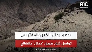بدعم رجال الخير والمغتربين.. تواصل شق طريق 