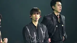[4K] 180810 엑소 EXO ElyXiOn dot in Macau - Black Suit Ment - Baekhyun 백현 Focus 직캠