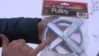 Flag Pulley - for the bottom of a flag pole