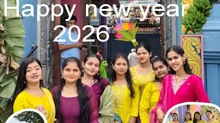 Happy new year🎉 2026#start new day with pookie friends@temple🌹#watch full video@Sujata's world25💓