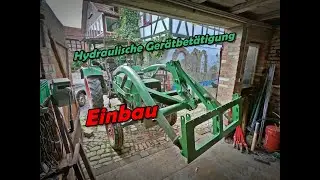 Einbau Hydraulische Gerätbetätigung | Rüben ernten | Grüner Wolf Kanal