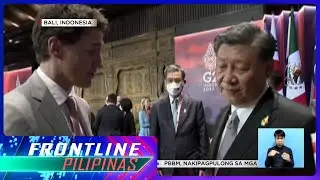 Chinese Pres. Xi, kinompronta si Canadian PM Trudeau | Frontline Pilipinas
