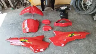 Pintura completa de biz 100 - PARTE 1/2