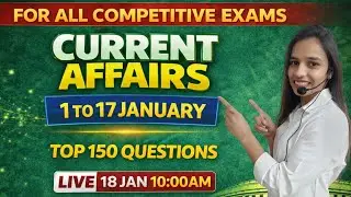 01&ndash;17 January 2026 Current Affairs Revision | Current Affairs Today | by Ashu Ma'am