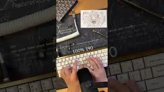 Gazzew U4T Typing Test on a Tofu60 Redux #typing #typingspeed #mechanicalkeyboard